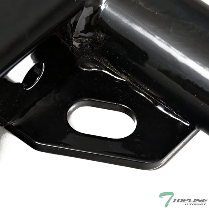 Class 3 III Black 2" Receiver Tube Rear Bumper Trailer Tow Hitch Towing Mount Compatible with 99-17 Honda Odyssey