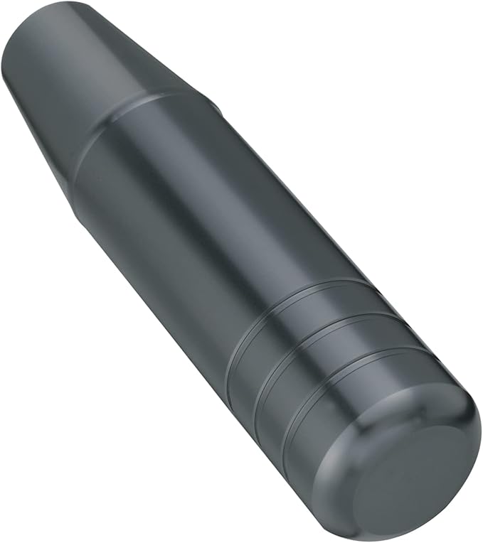 Abfer 5" Heavy Weighted Shift Knob,Car Aluminum Alloy Gear Stick Lever Shifter Handle Knobs Fit Most Automatic Manual Vehicle (Gray)