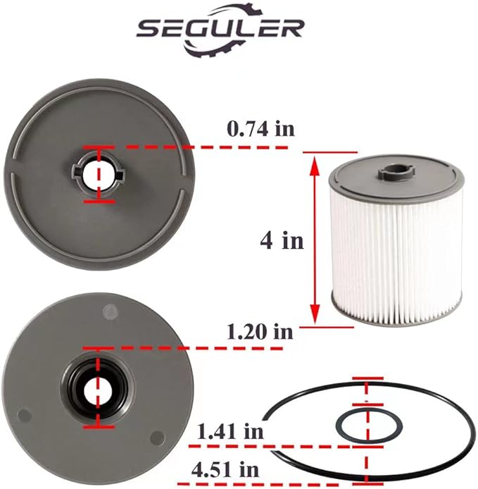 6.7L Cummins Fuel Filter Water Separator Oil Filter Kit Fit For DODGE RAM 2500 3500 4500 5500 2019 2020 2021 2022 6.7L CUMMINS Diesel engine Replaces# 68436631AA 68157291AA 5083285AA