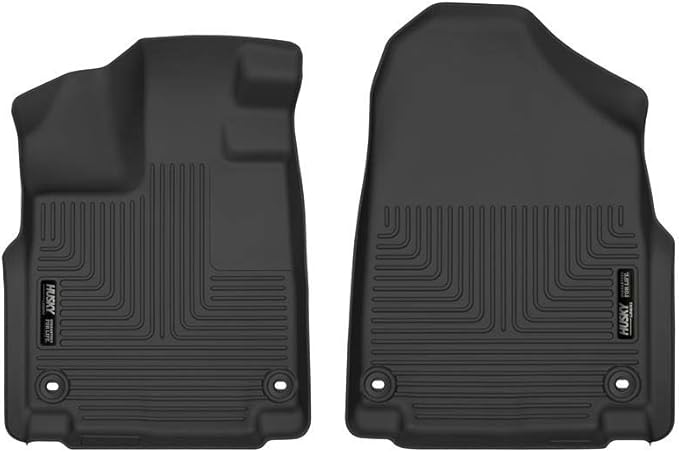 Husky Liners X-act Contour Floor Mats | Fits 2018-2025 Honda Odyssey | Front Row, 2-pc Black - 52971