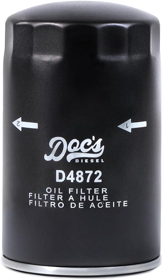 Doc's Diesel Oil Filter 12-Pack D4872-12 | Compatible with Ford 7.3L Powerstroke 1994-2003 | Replaces FL1995