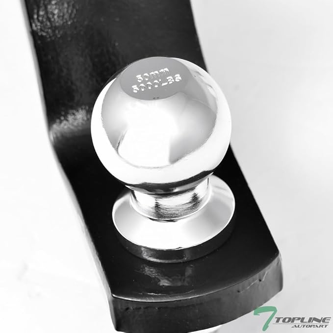 Class 3 Trailer Hitch Tow Receiver 2" Black + Ball Mount Kit Compatible With 2012-2016 Honda CR-V All Model Heavy-Duty 3500 lbs Towing Capacity Bolt-On Hitch Receiver with Chrome Trailer Ball