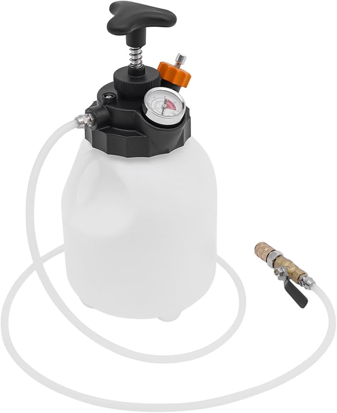 3L Manual Transmission Fluid Pump Tool with 12 Adapters, Universal ATF Filler System & Transfer Pump for Ford BMW Honda Nissan VW Audi - Oil Coolant Brake Fluid Change Kit, Leak-Proof Design