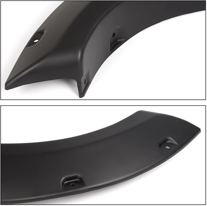 DOTCOM Fender Flares,Compatible with 2014-2021 Toyota Tundra,Wheel Arch Cover Trim Fender Splash Shield,Black Paintable Matte Pocket Smooth Riveted Style 4PCS