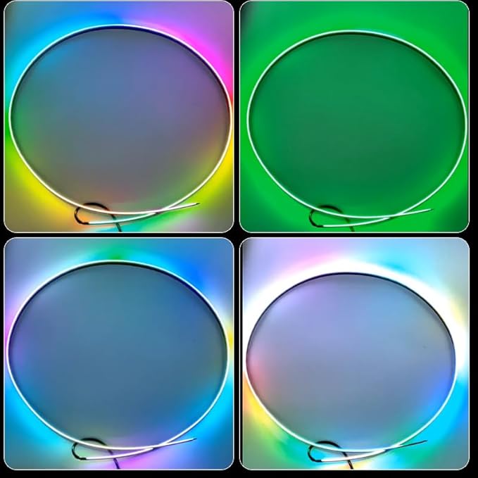 Dreamcolor Interior Car Lights Strips 55-inch, Tesla Model 3 Model Y Interior car Lights, RGB Neon Light Kits with APP Control, Tesla Ambient Lighting Accessories