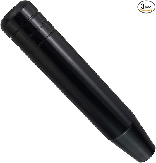 Abfer Black Shift Knob Weighted Car Gear Stick Shifter Extension Long Shifting Lever Handle Fit Most Manual Automatic Transmission Vehicle