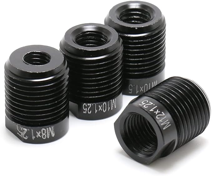 (Black) Metal Racing Manual Gear Shift Knobs Adapters for Fit Compatible with Mazda Tacoma STi Nismo 2004 Honda Accord Subaru Focus ST Miata Toyota