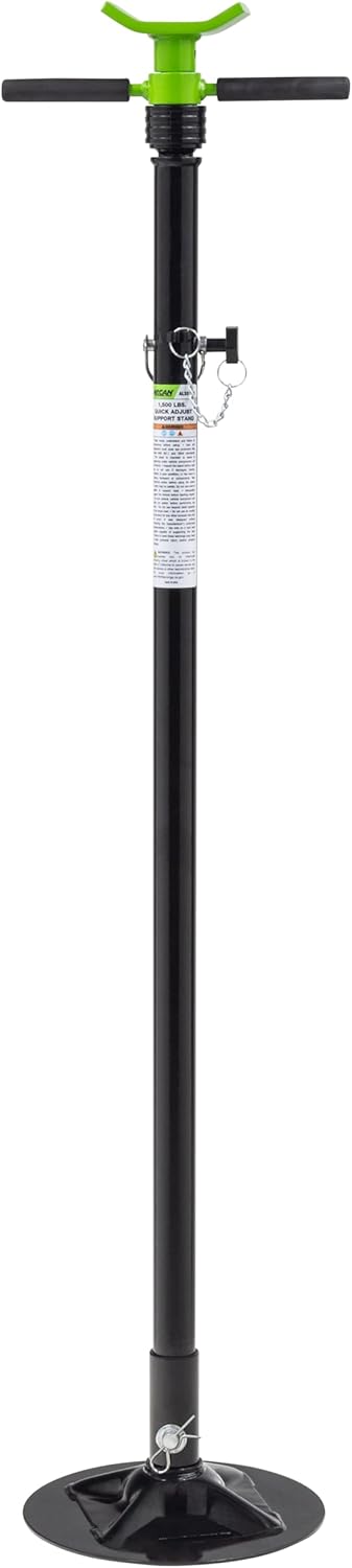 Arcan Quick Adjust Support Stand, 1,500 Lbs Capacity, ALSS15Q