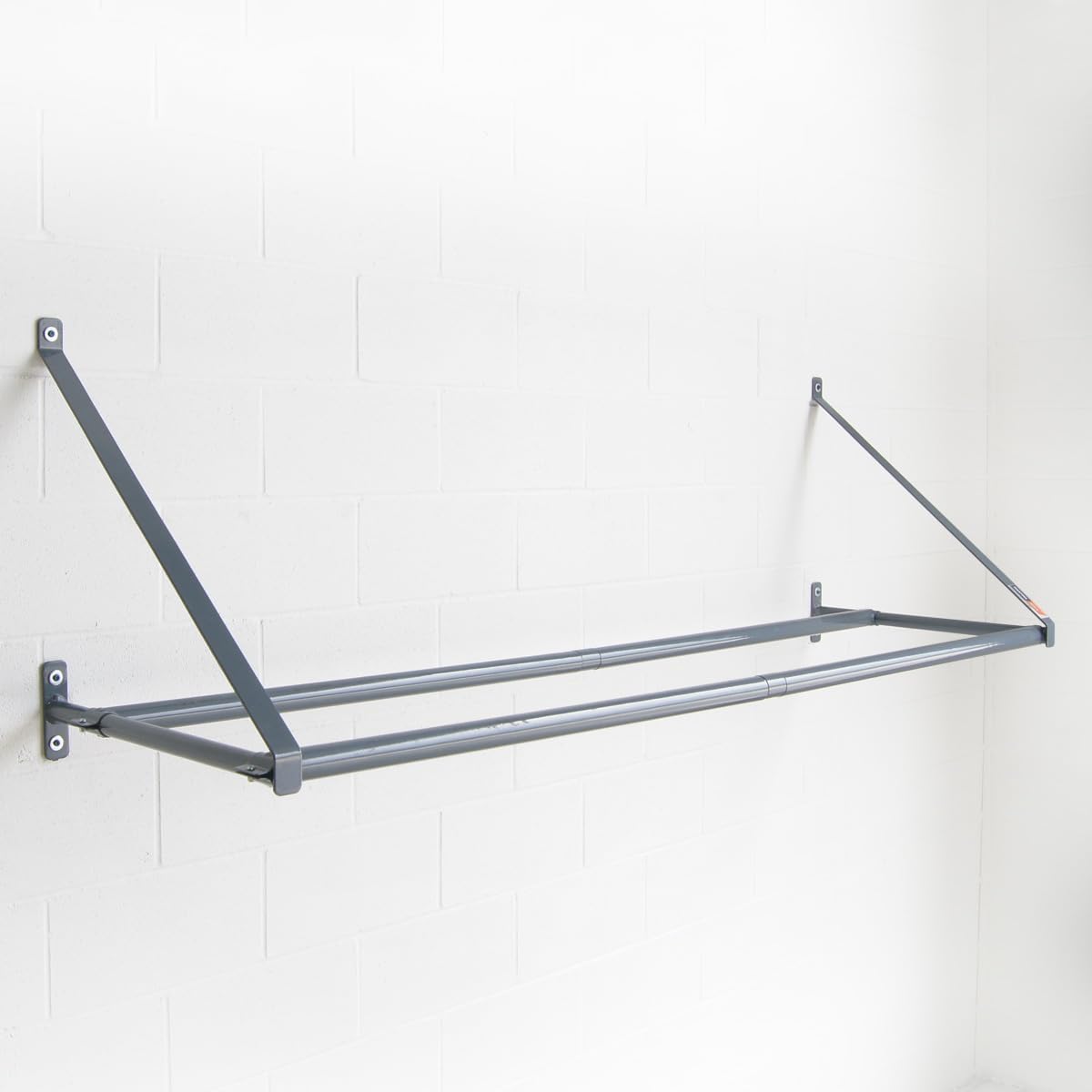 Martins Industries Wall-Mount Tire Rack – Heavy-Duty Steel Storage for 8 Tires | 500 lb Capacity | Fits Up to 34" OD | Adjustable Crossbar | SUV & Light Truck Tire Holder