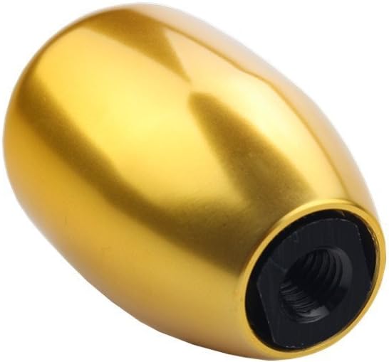 DEWHEL 5 Speed Manual Gearbox Shift Knob M12x1.25 Screw On Aluminum Gold
