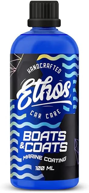 Ethos Boats & Coats (100ml) - Ceramic Coating for Boats Protective Graphene Coating For Boats, Yachts, Powerboats and Jet Skis Ultimate Ceramic Protection UV Protection, Dirt and Dust Repellence
