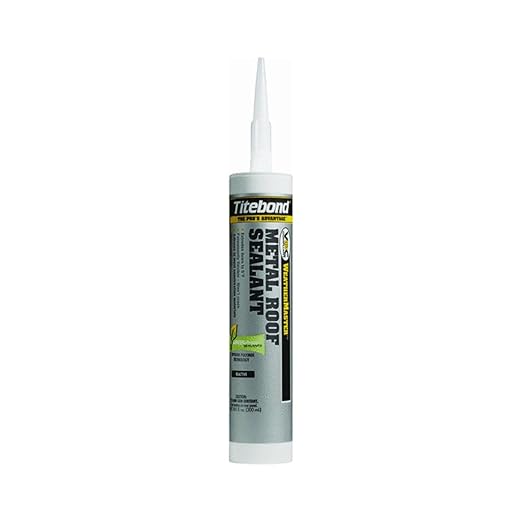 Titebond WeatherMaster Metal Roof Sealant 62411 Gray 9.5 Oz