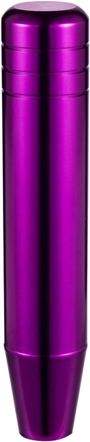 Long Shift Knob Extension Shifter Handle Aluminum Alloy Gear Stick Transmissions Weighted Shifting Lever Universal Fit Most Manual Automatic Cars Truck SUV (Purple)