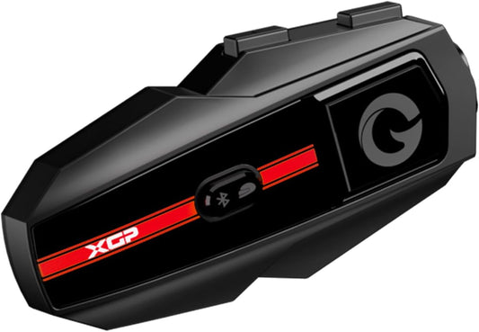 Motorcycle Bluetooth Headset V5.2 with Music Sharing, 2-Way Motorcycle Helmet Bluetooth with IP67 Waterproof, Helmet Intercom Communication Systems for Snowmobile/ATV/Ski, 1 Pack