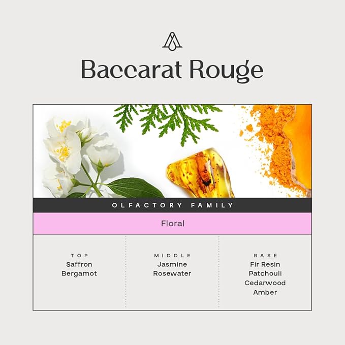 AromaPlan Car Air Freshener Spray, Inspired by Bacc. Rouge- Non-Toxic, Concentrated, Odor Eliminator & Long Lasting Car Air Freshener- Car Scent Spray, 5 Star Hotel Scent Fragrances (30 ml)