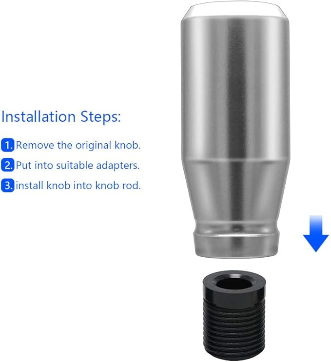 Manual Racing JDM Type-R Style 5 Speed Universal Gear Shift Knobs Fit Compatible with Mazda Tacoma STi Nismo 2004 Honda Accord Subaru