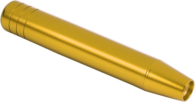 Long Shift Knob Extension Shifter Handle Aluminum Alloy Gear Stick Transmissions Weighted Shifting Lever Universal Fit Most Manual Automatic Cars Truck SUV (Gold)