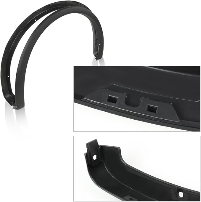 4PCS Fender Flares Compatible with Ford F150 2015 2016 2017 Wheel Trim Accesorios Textured Factory Style Black