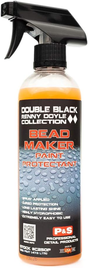 P & S PROFESSIONAL DETAIL PRODUCTS Bead Maker + 4 Eagle Edgeless Microfiber Towels - Combo Kit - Paint Protectant & Sealant, Easy Spray & Wipe Application (1 Gallon + 1 Pint)
