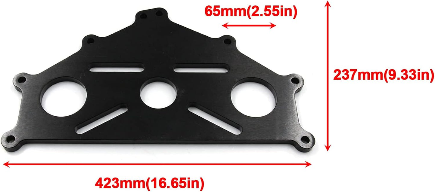 Engine Safe Stand Adapter Plate Compatible with Chevy Small/Big Block and LS LT Engines