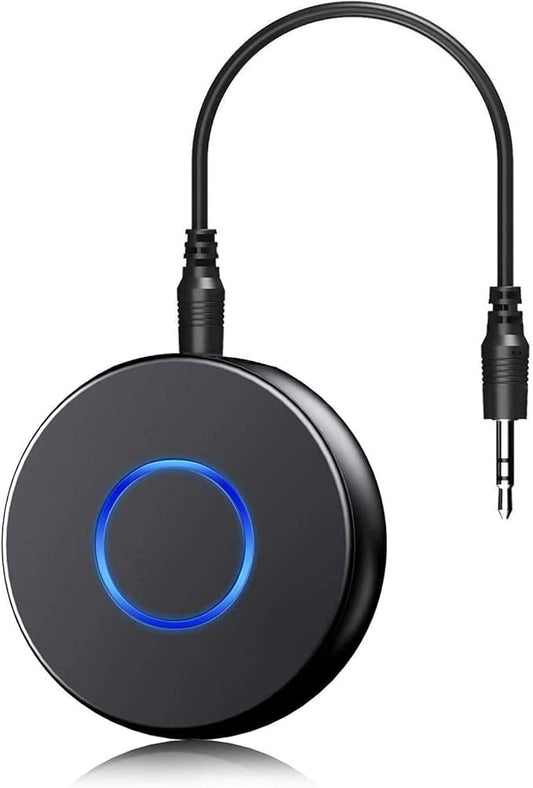 SONRU Bluetooth Aux Adapter for Car, Wireless Audio Receiver, Portable Hands-Free Kit with RCA AUX 3.5mm for Home/Car Stereo Music Streaming Sound System