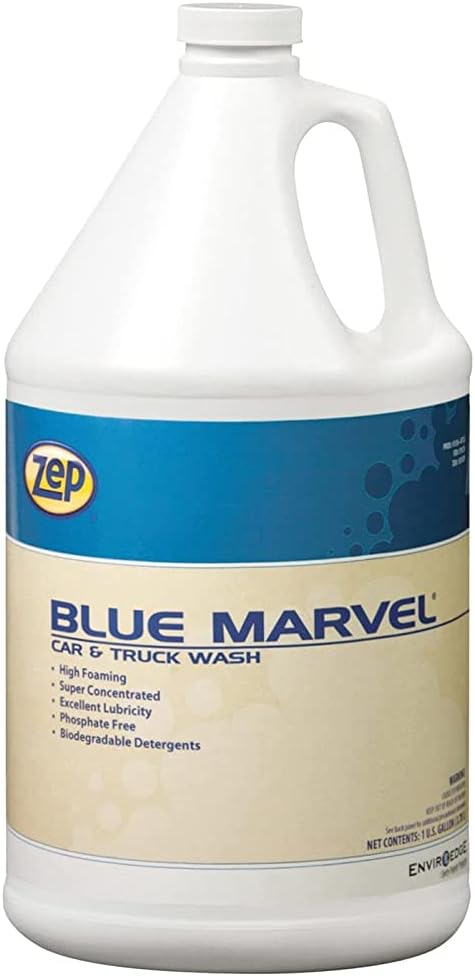 Zep Blue Marvel Car and Truck Wash - 1 Gallon (Case of 4) - 35624