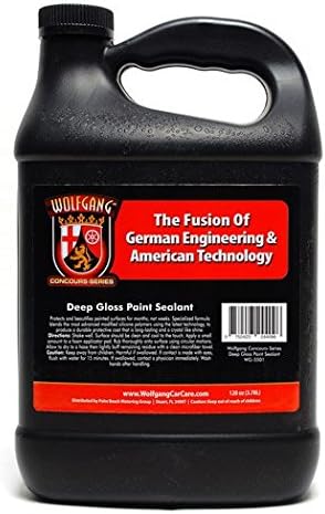 Wolfgang Deep Gloss Paint Sealant | Long-Lasting Protection for Automotive Paint | Enhances Gloss & Shine | Easy Application | WG-5502 | 128 oz