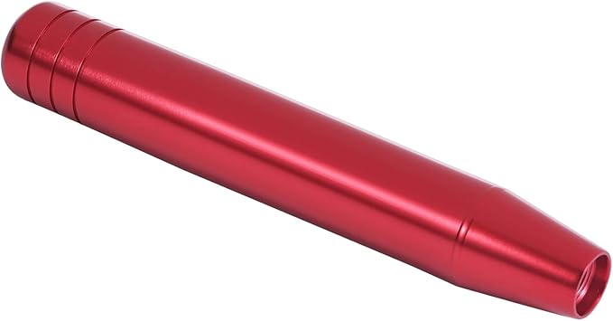 Long Shift Knob Extension Shifter Handle Aluminum Alloy Gear Stick Transmissions Weighted Shifting Lever Universal Fit Most Manual Automatic Cars Truck SUV (Red)