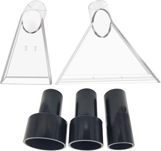 TunaMax Universal Work with All Shop Vacs with 2-1/2" & 1-7/8" &1-1/4" Three Adapters Extractor Attachment for Upholstery & Carpet Cleaning & Auto Detailing