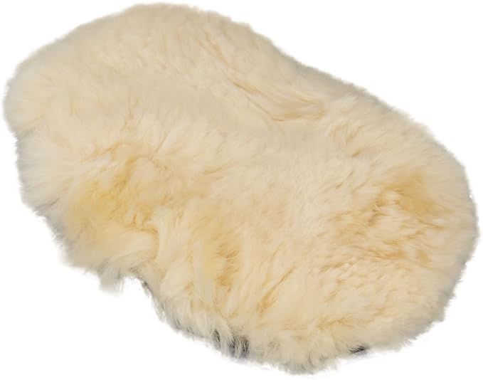 Maxshine Universal Premium Sheepskin Wool Wash Mitt – Ultra-Soft Real Lambswool Glove for Car Washing – Gentle, Scratch-Free Cleaning Pad for Safe Car Detailing & Paint Protection