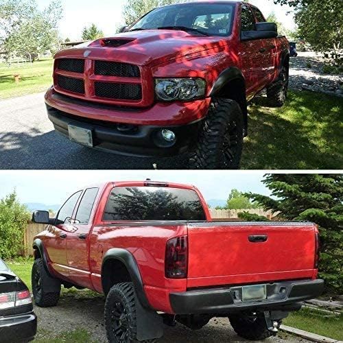 G-PLUS Fender Flares Compatible with 2002-2008 Dodge Ram 1500 Models Only, Compatible with 2003-2009 Dodge Ram 2500 3500 Models Only 4PCS 55276209AC