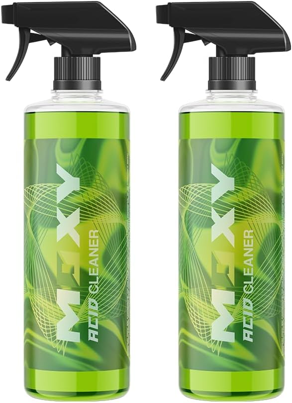 Moxy Acid Wheel and Tire Cleaner (Case of 2 (16oz)) - Professional Car Wash Wheel Cleaner - Cleaning Spray for Car Detailing - Wheel Cleaning Kit Safe for Cars, SUVs, Motorcycles, RVs, and Trucks