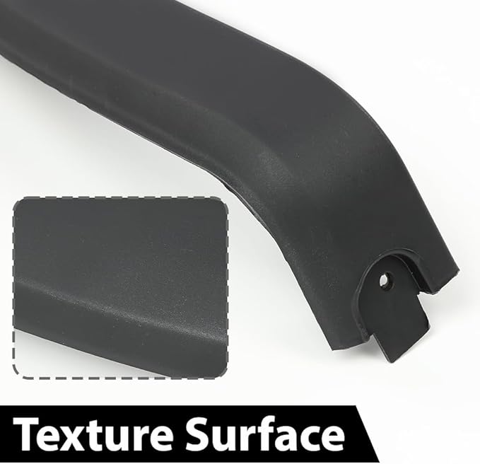 CHEDA Fender Flares Black Textured Factory Style Compatible with Ford F150 2015-2017 Styleside