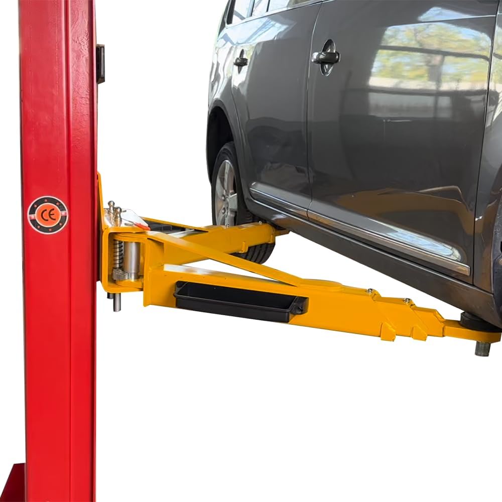 11000lbs 2 Post Lift Clearfloor Car Lift Auto Truck Hoist Lift Home Garage Shop Service Lift 11K 220V (11000lbs red)