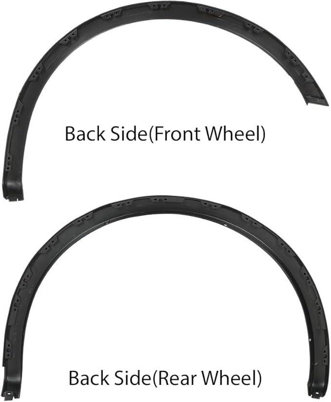 CHEDA Fender Flares Compatible with Ford F150 2018-2020 Black Factory Style Textured Paintable 4PCS