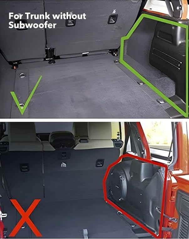 3W Floor Mats&Cargo Liner with Carpets on TOP Fit for Jeep Wrangler JL 2018-2024 2025 Unlimited 4-Door Sahara Willys Rubicon Without Subwoofer(Non JK or 4XE) Full Set Mats, 8PCS