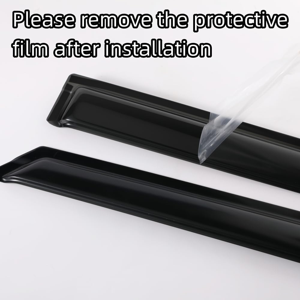 94511 Sunproof Waterproof Side Window Wind Deflector Window Visor fit for 2001-2010 PT Cruiser, 4pcs Protective Replacements Rain Guards Set
