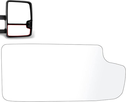 ECCPP Towing Mirror Glass For 1988-1998 For Chevy/For GMC C1500/K1500 1988-2000 For Chevy/For GMC C2500/K2500/K3500 1988-2001 For Chevy C3500 Right Side Lower Convex Glass Tow Mirror Glass