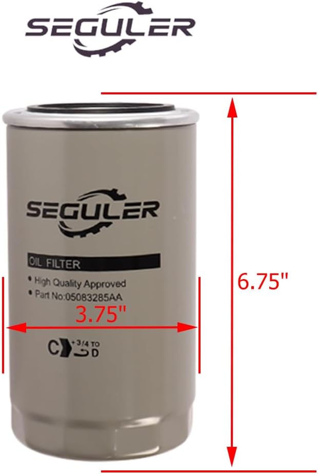 6.7L Diesel Filter Kit- 68197867AA 68157291AA Fuel 5083285AA Oil 53034051AB Air Filter Fits for 2013-2018 Ram 2500 3500 4500 5500 6.7L Diesel Engines