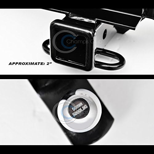 Class 3 Trailer Hitch Receiver 2" + Loaded Ball Mount Kit - Compatible with 2006-2014 Honda Ridgeline All Models - 5000 lbs Towing Capacity - Includes Trailer Ball, Pin & Clip - Heavy Duty