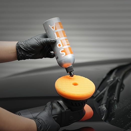 SPTA Polishing Compound Car Scratch & Swirl Remover Rubbing Compound & Finishing Polish Buffing Compound Swirl Remover for Cars Automotive Paint Correction (16.91 oz)