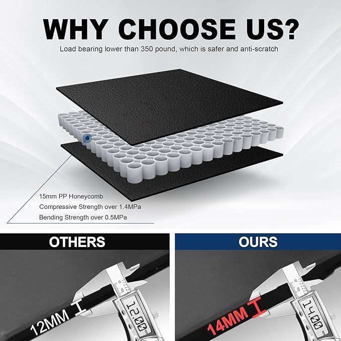 Hard Folding Truck Bed Tonneau Cover Compatiable with 2004 2005 2006 2007 2008 Ford F150 Styleside (Not for Flareside) 5.5 FT