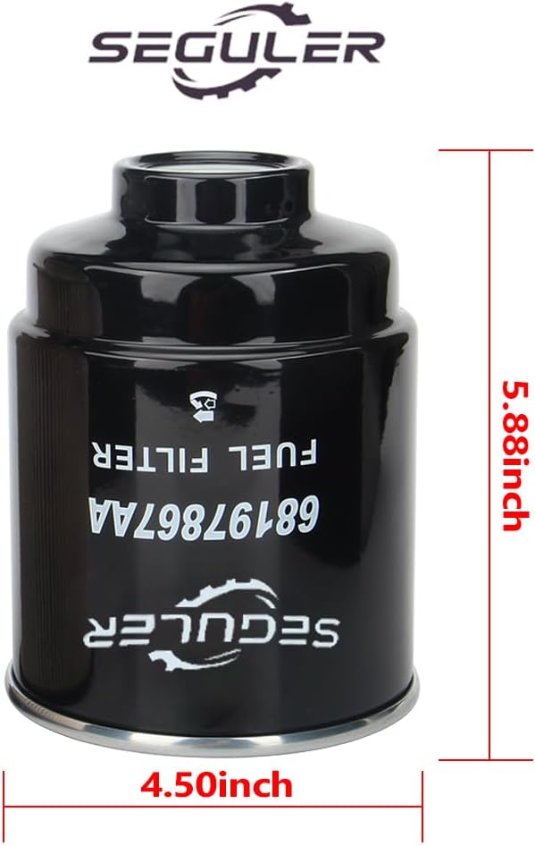 6.7L Diesel Filter Kit- 68197867AA 68157291AA Fuel 5083285AA Oil 53034051AB Air 68318365AA Cabin Air Filter Fits for 2013-2018 Ram 2500 3500 4500 5500 6.7L Diesel Engines