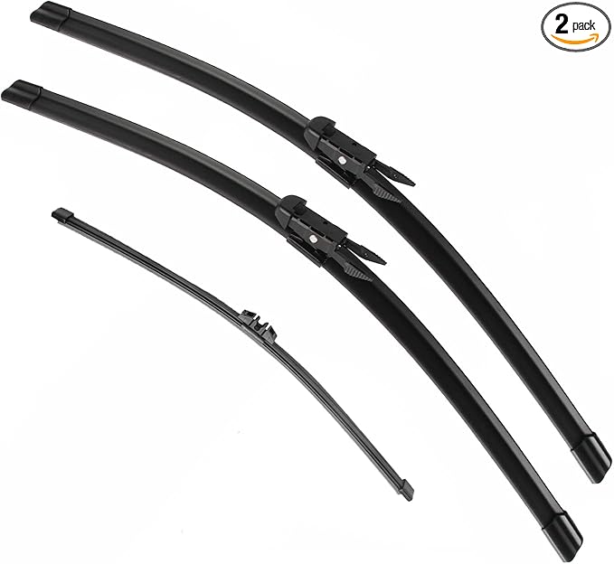 Front and Rear Windshield Wipers Original Equipment Replacement For Mercedes-Benz GLA250 GLA45AMG 2013~2015 BMW X1 2009-2015 Front Windscreen Wiper And rear wiper blade