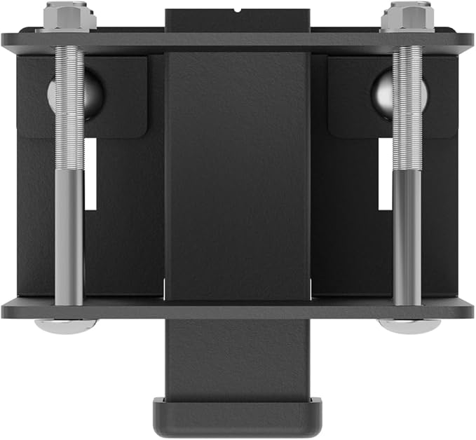 RV Bumper Hitch Receiver for 2" to 4" Rear Beams, 2-Inch Trailer Tow Hitch Adapter with 3,500 lbs Capacity, Fits RV Tire Carrier, Ball Mount, Cargo Carrier, Bike Racks, Camper Accessories