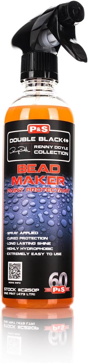 P & S PROFESSIONAL DETAIL PRODUCTS - Bead Maker - Paint Protectant & Sealant, Easy Spray & Wipe Application, Cured Protection, Long Lasting Gloss Enhancement, Hydrophobic Finish, Great Scent (1 Pint)