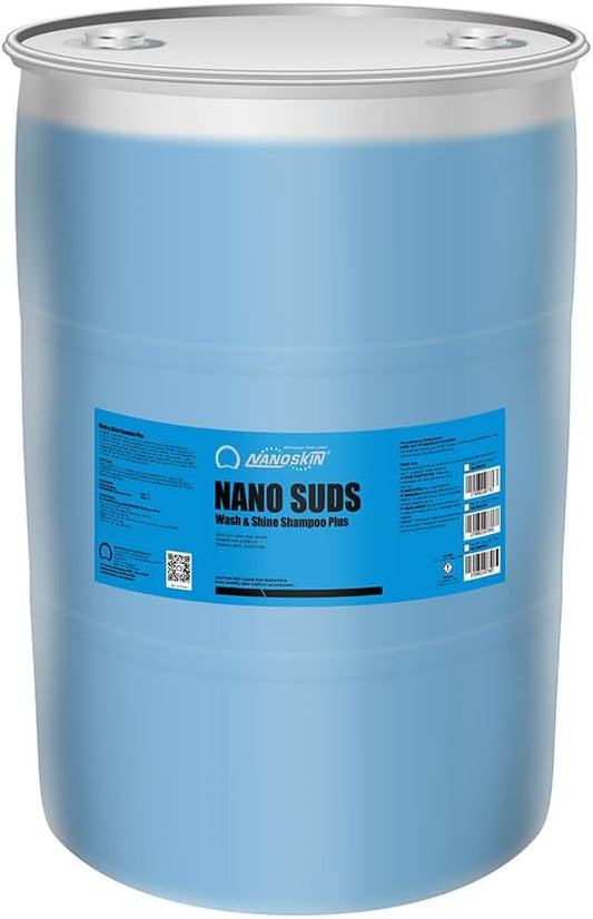 Nanoskin NANO SUDS Foaming Car Wash Shampoo 30 Gallons - Works with Foam Cannon, Foam Gun, Bucket Washes, Car Soap for Pressure Washer | Safe for Cars Trucks, Motorcycles, RVs & More | Fruity Scented