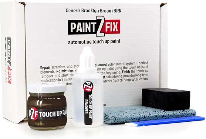 BRN Brooklyn Brown Touch-Up Paint Kit for Scratches and Chips - Compatible with Genesis Models