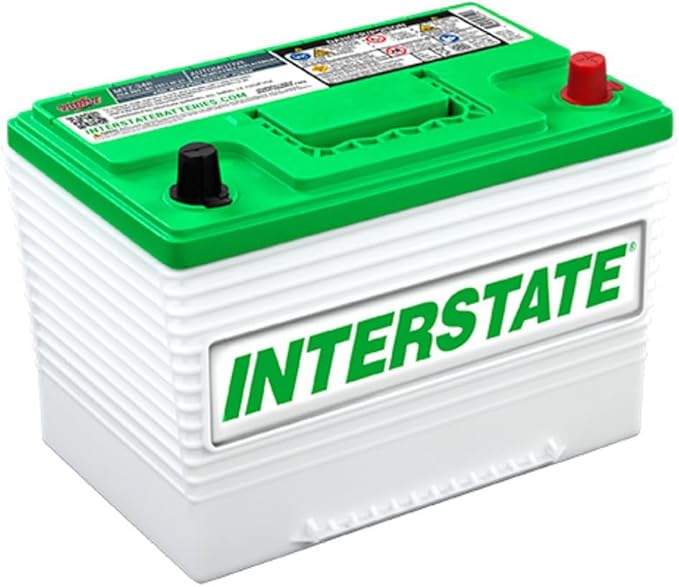 Interstate Batteries Automotive Battery 12V 63Ah (Group 34R) 800CCA SLI Pure Lead AGM Automobile Replacement Battery for Cars, Jeeps, SUVs, Trucks, Vans (MTZ-34R)
