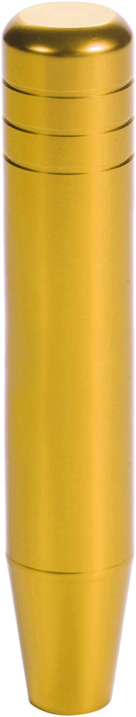 Long Shift Knob Extension Shifter Handle Aluminum Alloy Gear Stick Transmissions Weighted Shifting Lever Universal Fit Most Manual Automatic Cars Truck SUV (Gold)
